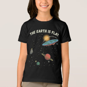 The Earth Is Flat Humourous Theory  Tri-Blend Shirt