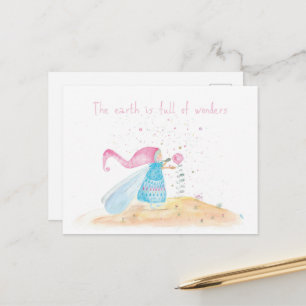 The earth is full of wonders postcard