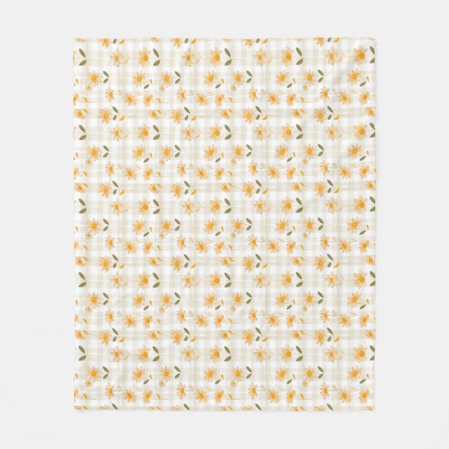 The Earth Laughs In Flowers Fleece Blanket (Front)