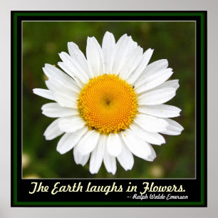 The Earth Laughs in Flowers Poster