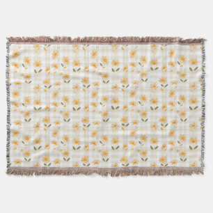 The Earth Laughs In Flowers Throw Blanket