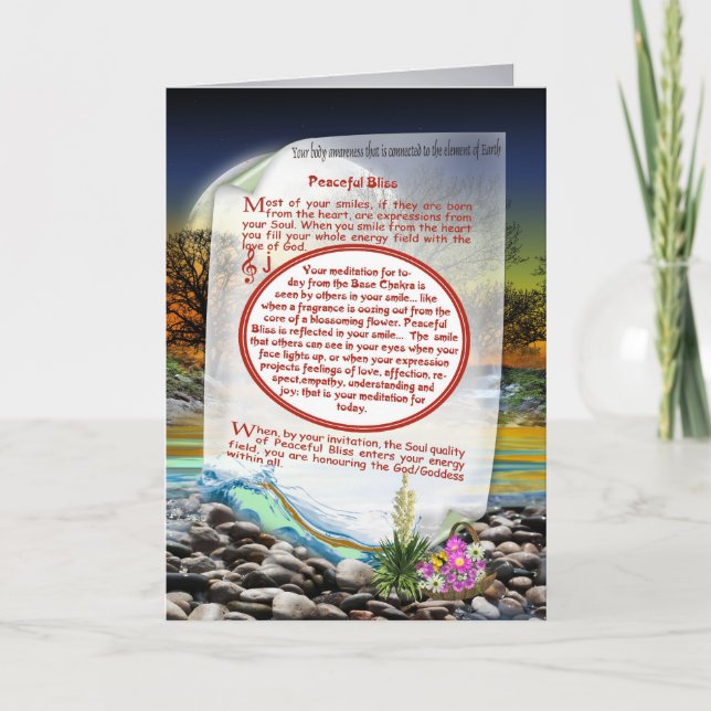 The Earth Power card (Front)