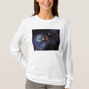 The Earth shown at the outer edges T-Shirt