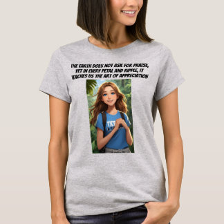 The earth teaches us the art of appreciation T-Shirt