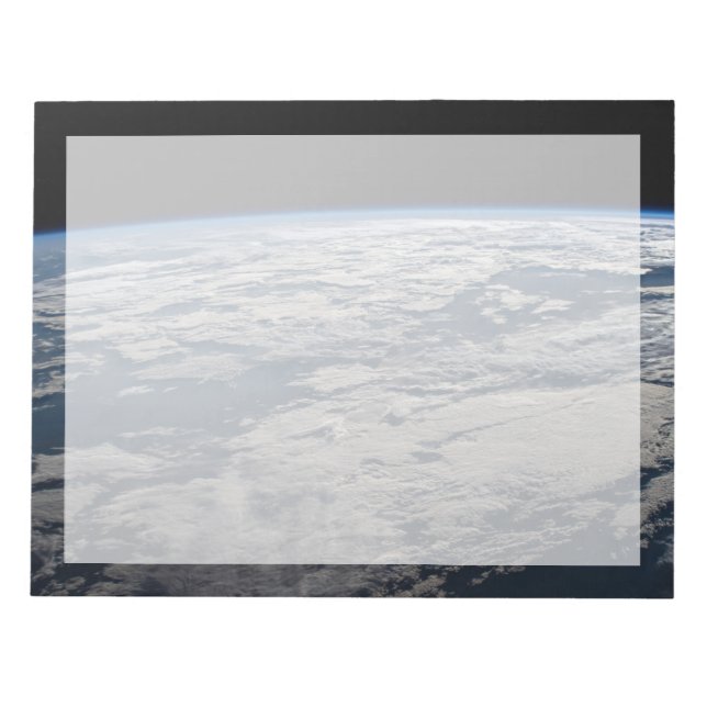The Earth's Limb Above A Cloudy Western Australia. Notepad (Front)