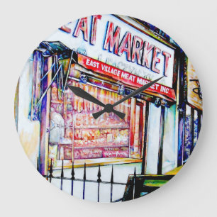 The East Village's Garden of Wisdom Large Clock