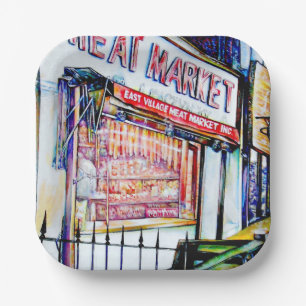 The East Village's Garden of Wisdom Paper Plate