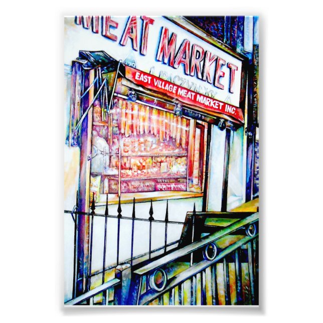 The East Village's Garden of Wisdom Photo Print (Front)