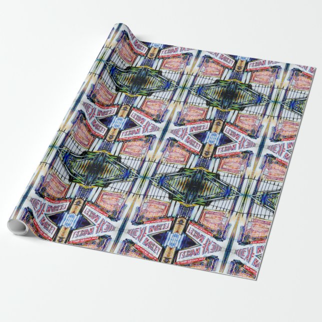 The East Village's Garden of Wisdom Wrapping Paper (Unrolled)