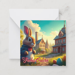 The Easter Bunny on a Secret Mission Card