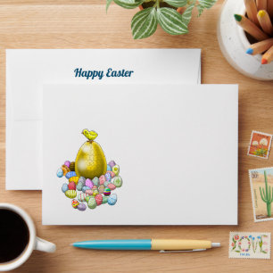 The Easter Chick and the Golden Easter Egg Envelope