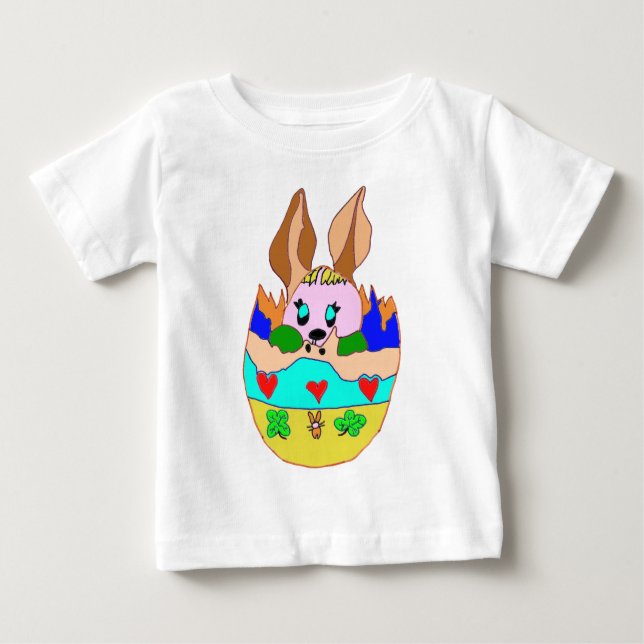 The EASTER EGG WITH LAPIN1.png Baby T-Shirt (Front)