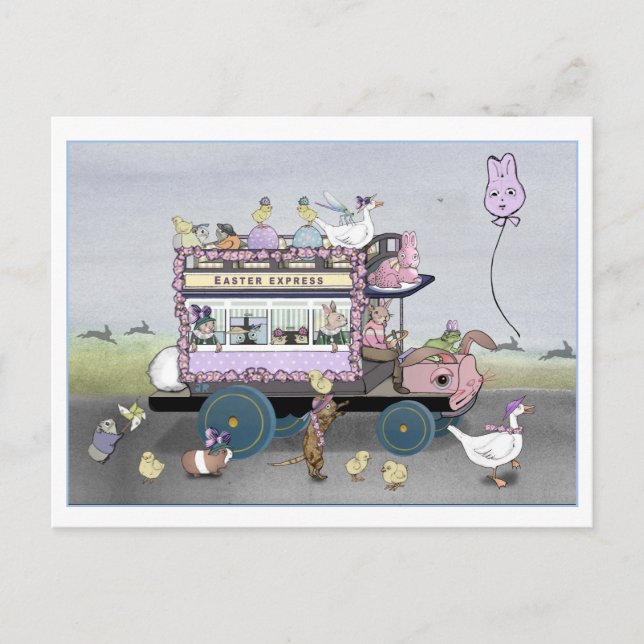 The Easter Express Postcard (Front)