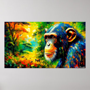 The Eastern chimpanzee 5 Poster