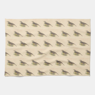 The Eastern Meadowlark (Sturnella magna) NY Birds Tea Towel