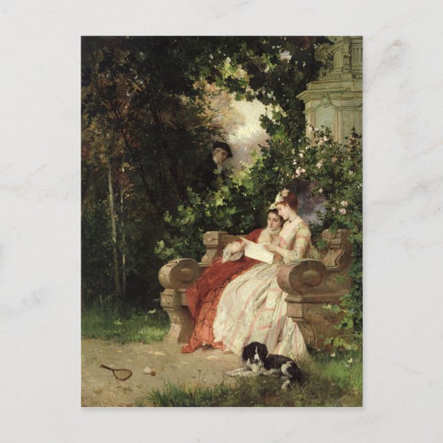 The Eavesdropper, 1868 Postcard (Front)