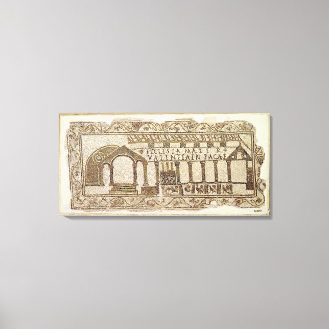 The 'Ecclesia Mater' stele Canvas Print (Front)