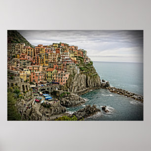 The Edge of Italy - Manarola - Cinque Terre Poster