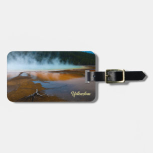 the edge of the Grand Prismatic Spring Yellowstone Luggage Tag