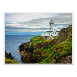 The "Edge of the World" at Fanad Head Lighthouse Poster