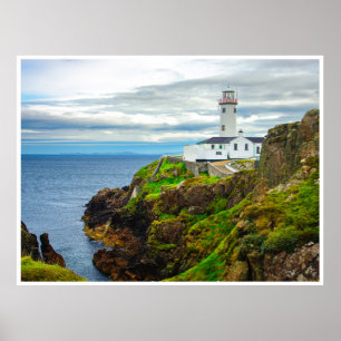 The "Edge of the World" at Fanad Head Lighthouse Poster