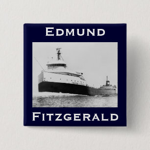 The Edmund Fitzgerald 15 Cm Square Badge
