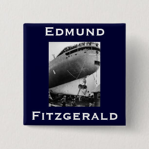 The Edmund Fitzgerald 15 Cm Square Badge