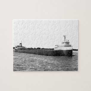 The Edmund Fitzgerald on the St. Clair River Jigsaw Puzzle