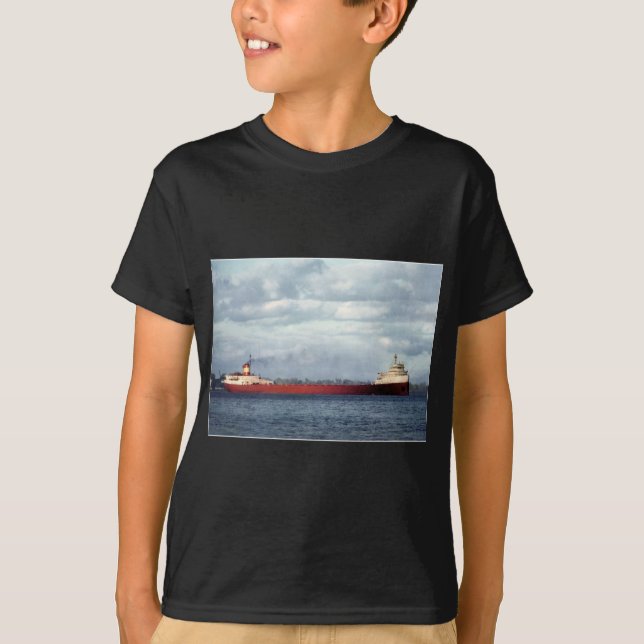 The Edmund Fitzgerald on the St. Clair River T-Shirt (Front)