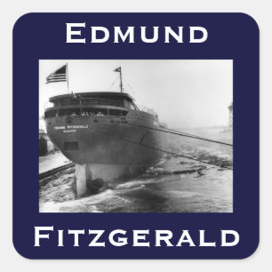 The Edmund Fitzgerald Square Sticker