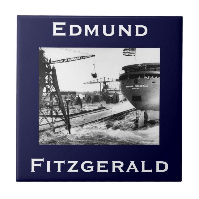 The Edmund Fitzgerald Tile (Front)