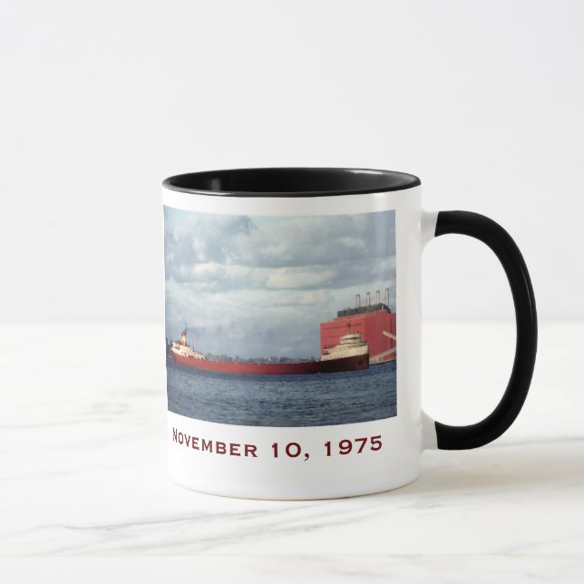The Edmund Fitzgerald with Crew Names Mug (Right)
