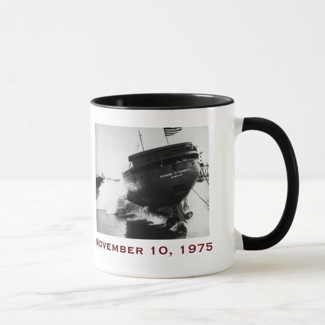 The Edmund Fitzgerald with Crew Names Mug (Right)