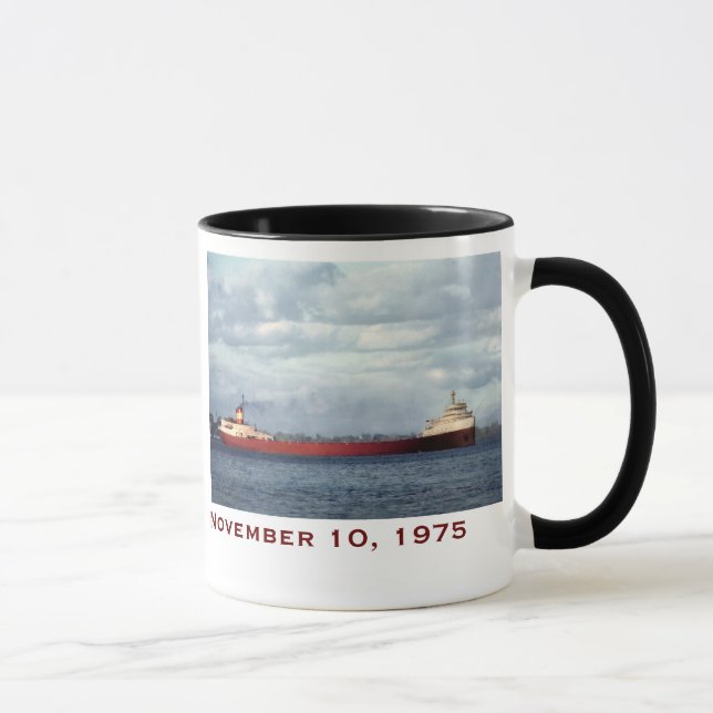 The Edmund Fitzgerald with Crew Names Mug (Right)