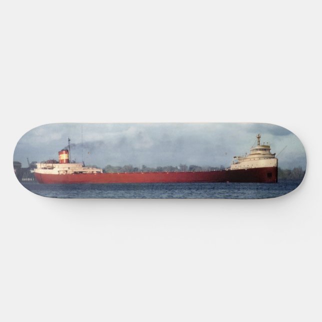 The Edmund Fitzgerald with Crew Names Skateboard (Horz)