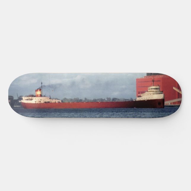 The Edmund Fitzgerald with Crew Names Skateboard (Horz)