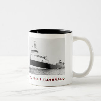 The Edmund Fitzgerald with Crew Names Two-Tone Coffee Mug