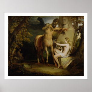 The Education of Achilles, c.1772 (oil on canvas) Poster