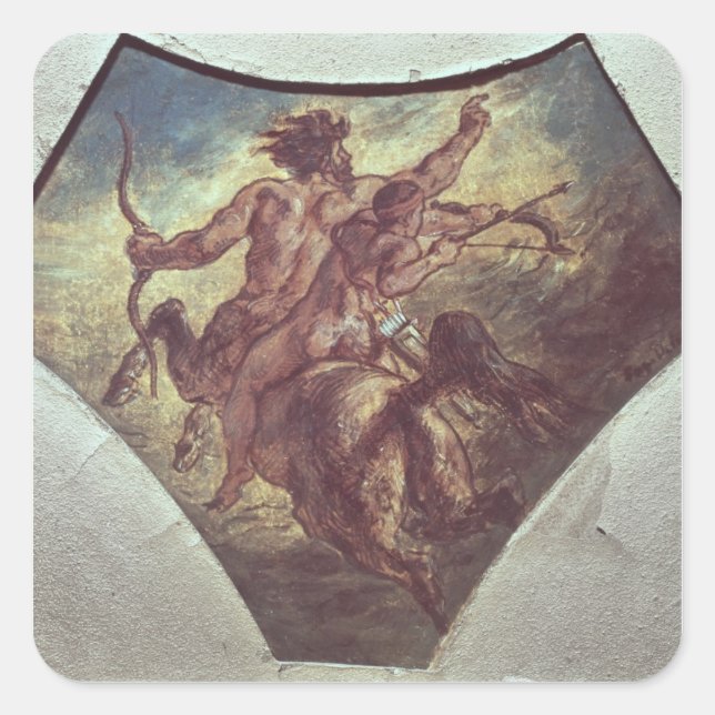 The Education of Achilles Square Sticker (Front)