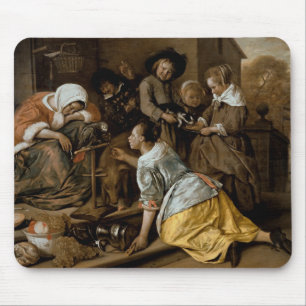 The Effects of Intemperance, c.1663-65 Mouse Pad