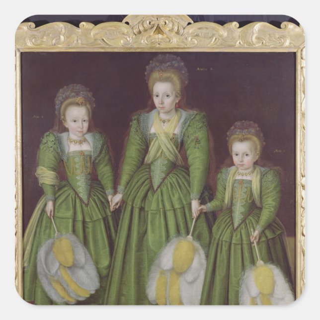 The Egerton Sisters, 1601/02 Square Sticker (Front)