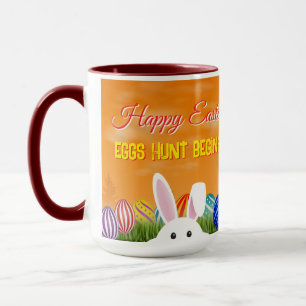 The egg hunt begins  mug