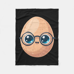 The Egg Teacher Halloween Food Design Fleece Blanket