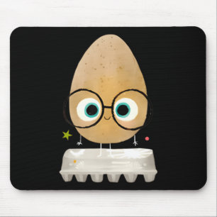 The Egg Teacher Halloween Food Mouse Pad