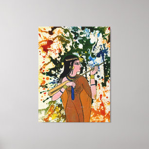 The Egyptian Enchantress by Michael Moffa Canvas Print
