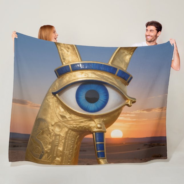 The Egyptian Eye´3 Fleece Blanket (In Situ)