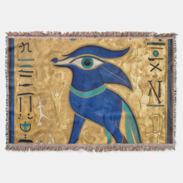 The Egyptian Eye´3 Throw Blanket (Front)