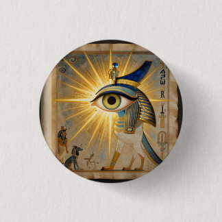 The Egyptian Eye´6 3 Cm Round Badge