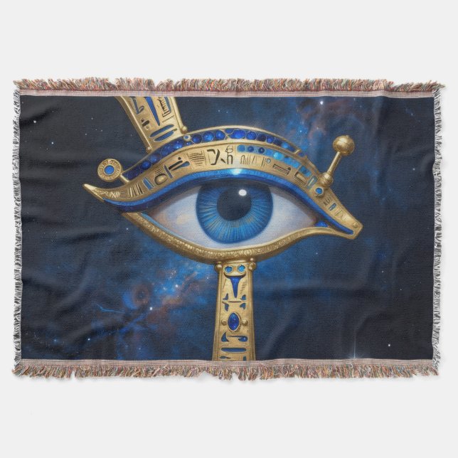 The Egyptian Eye´7 Throw Blanket (Front)