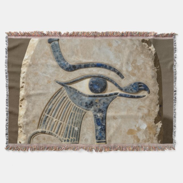 The Egyptian Eye´8 Throw Blanket (Front)